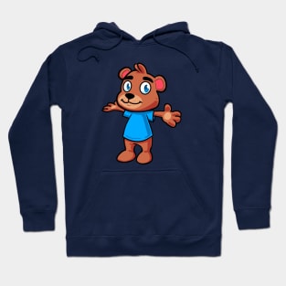 Cute freedom bear Hoodie